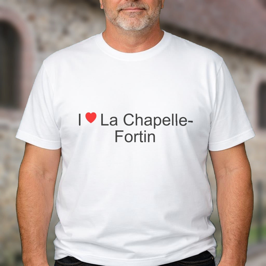 T-shirt I love la chapelle-fortin