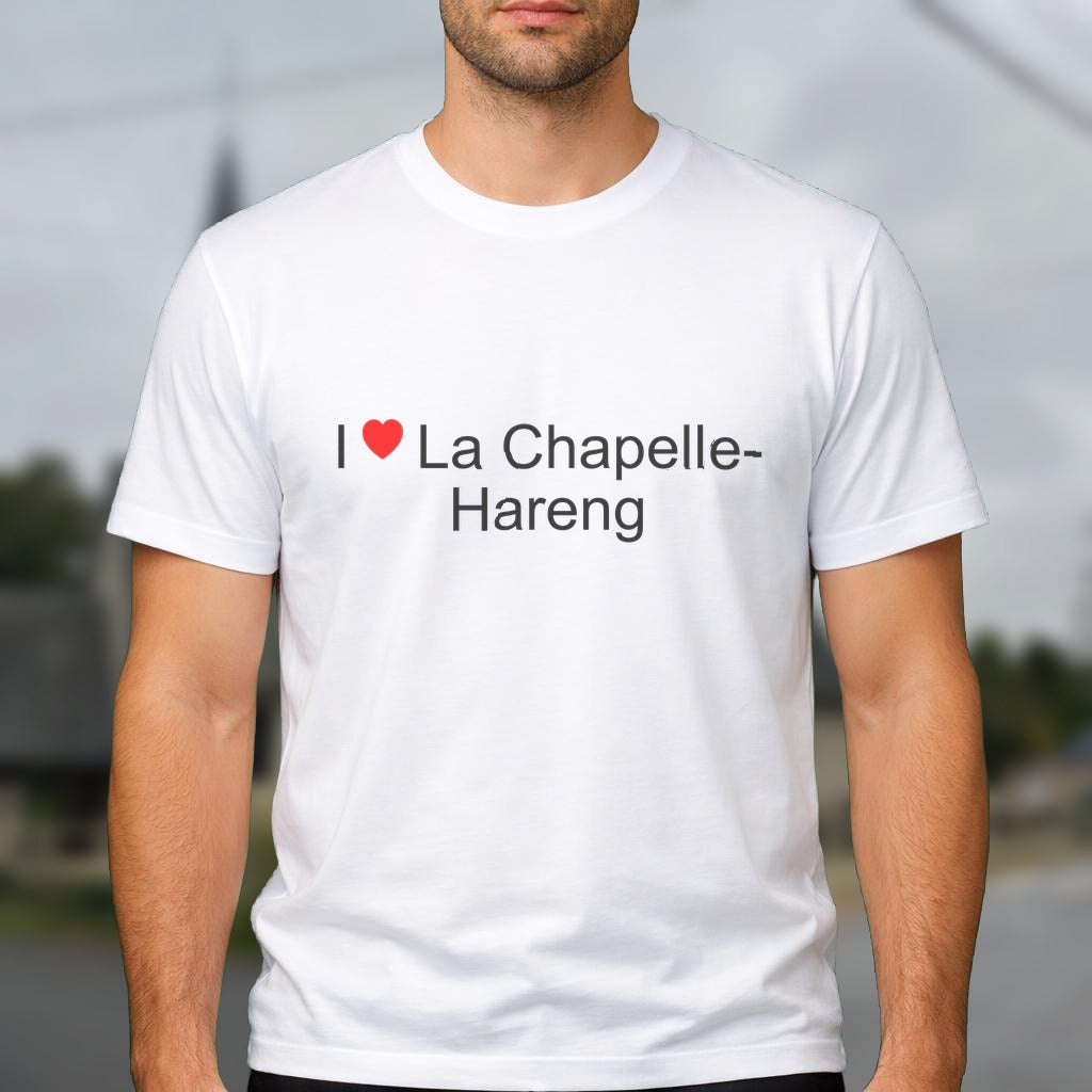 T-shirt I love la chapelle-hareng