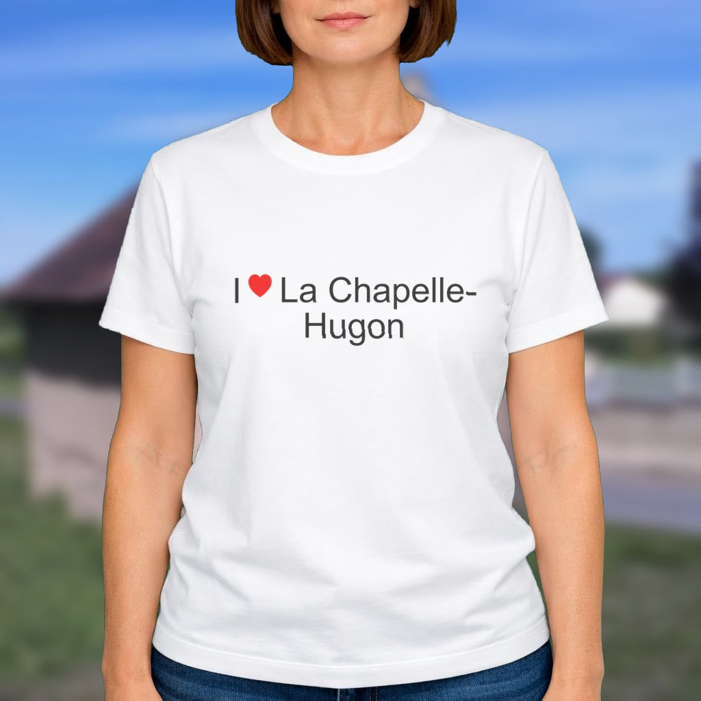T-shirt I love la chapelle-hugon
