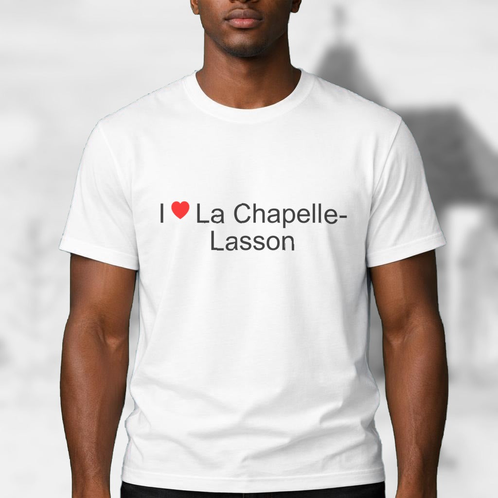 T-shirt I love la chapelle-lasson