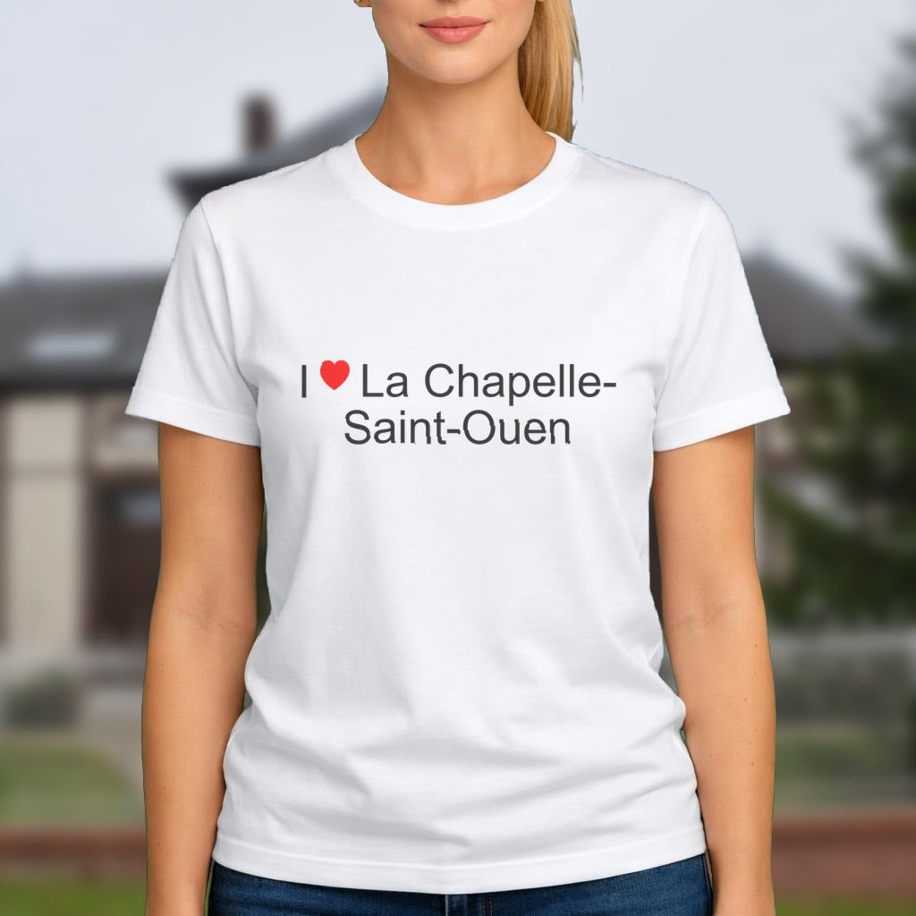 T-shirt I love la chapelle-saint-ouen