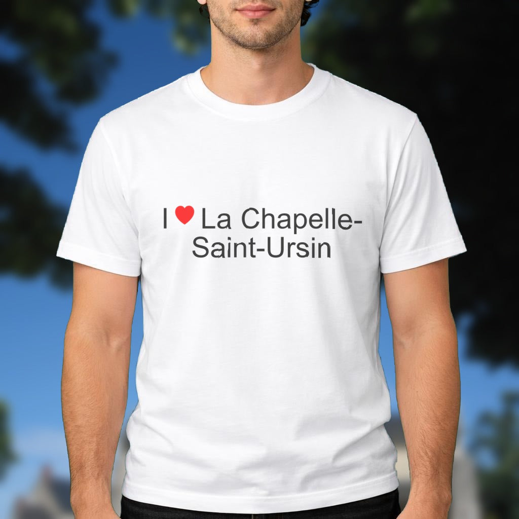 T-shirt I love la chapelle-saint-ursin