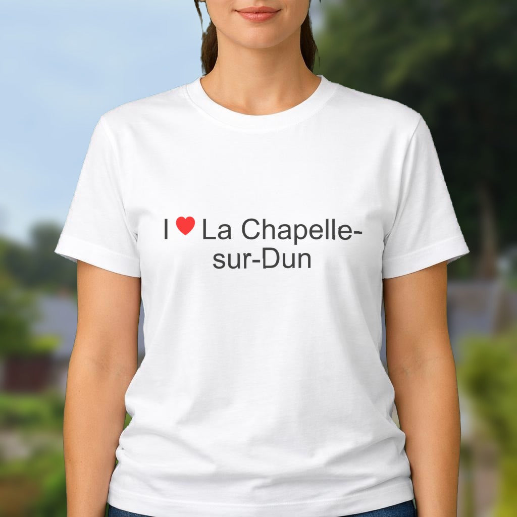 T-shirt I love la chapelle-sur-dun