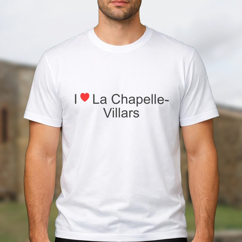 T-shirt I love la chapelle-villars