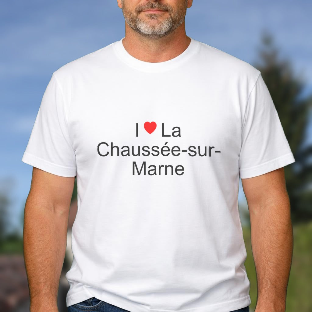 T-shirt I love la chaussée-sur-marne