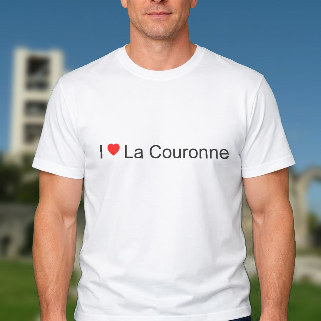 T-shirt I love la couronne