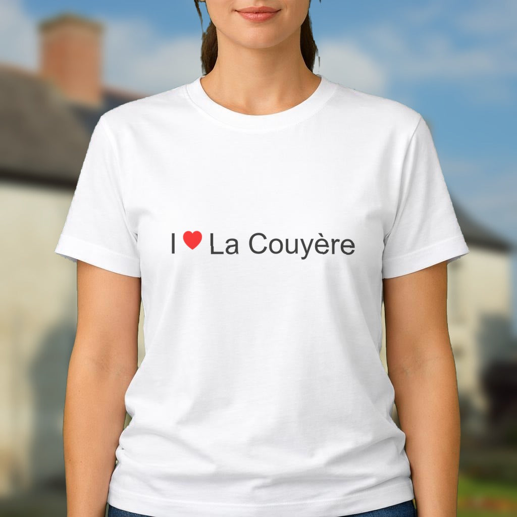 T-shirt I love la couyère
