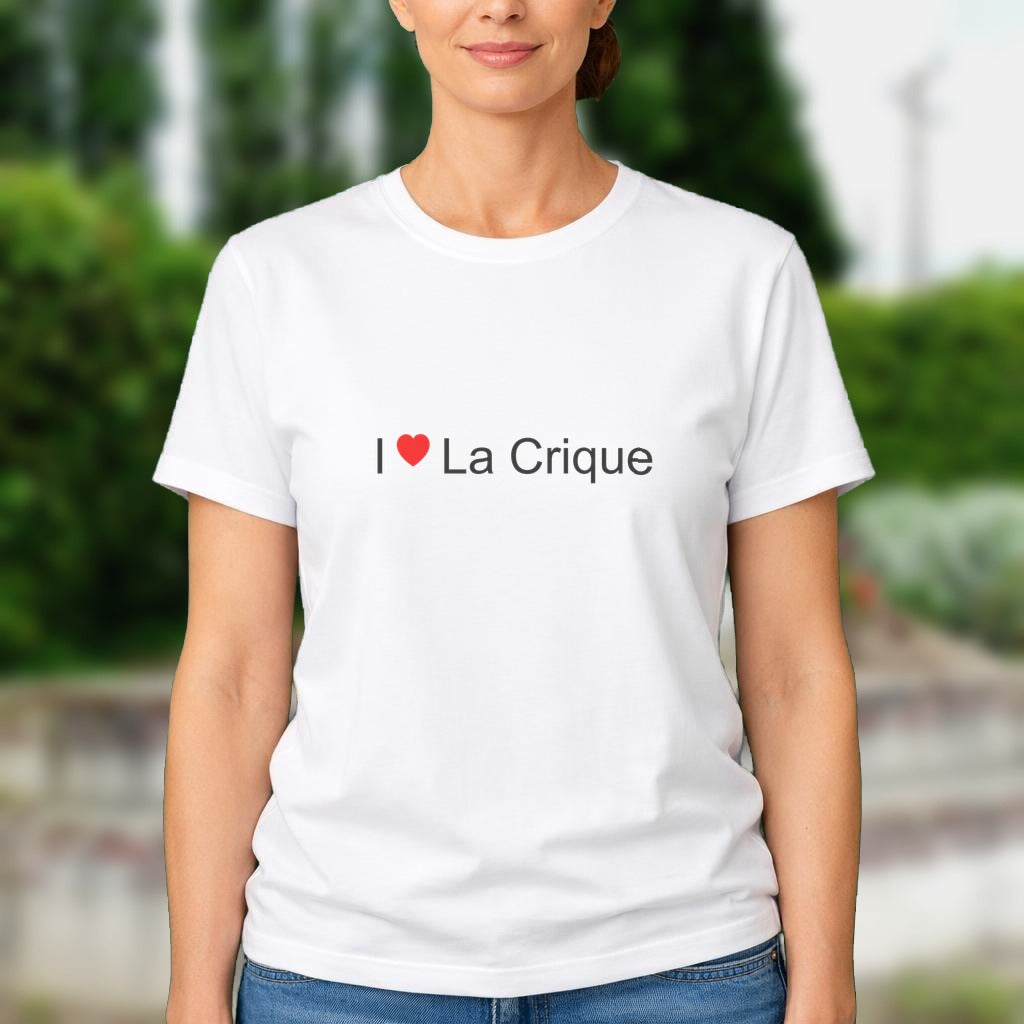 T-shirt I love la crique