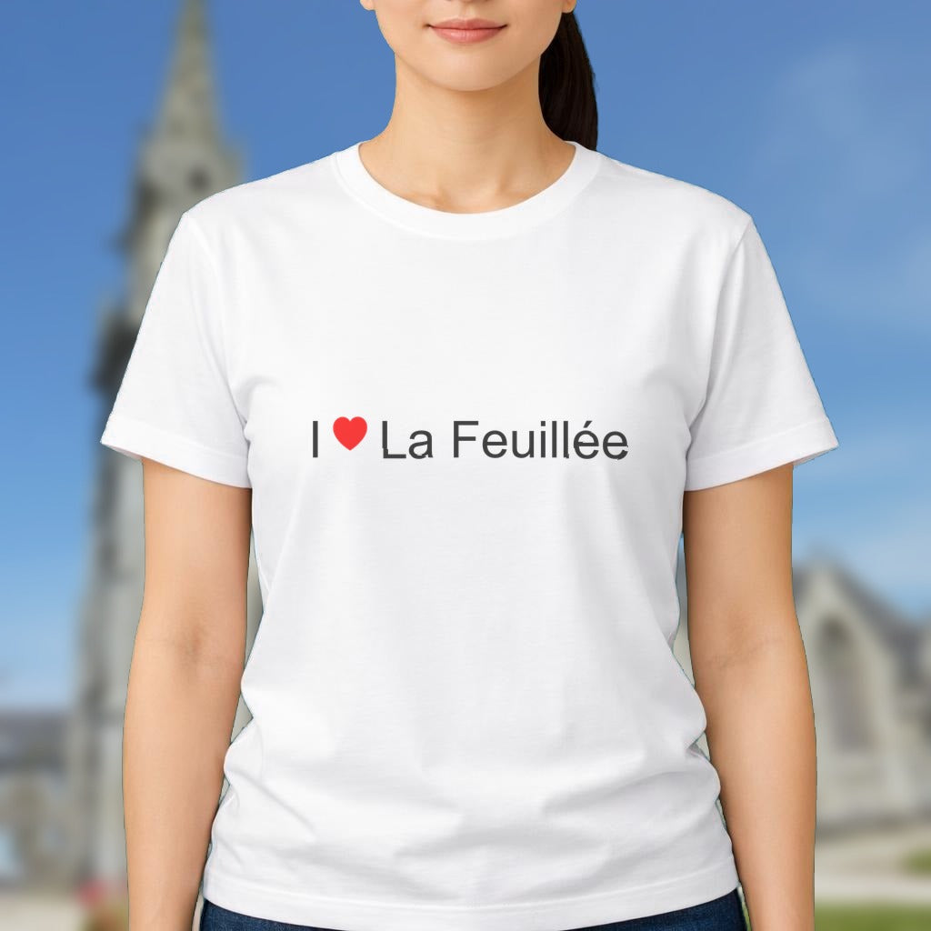 T-shirt I love la feuillée