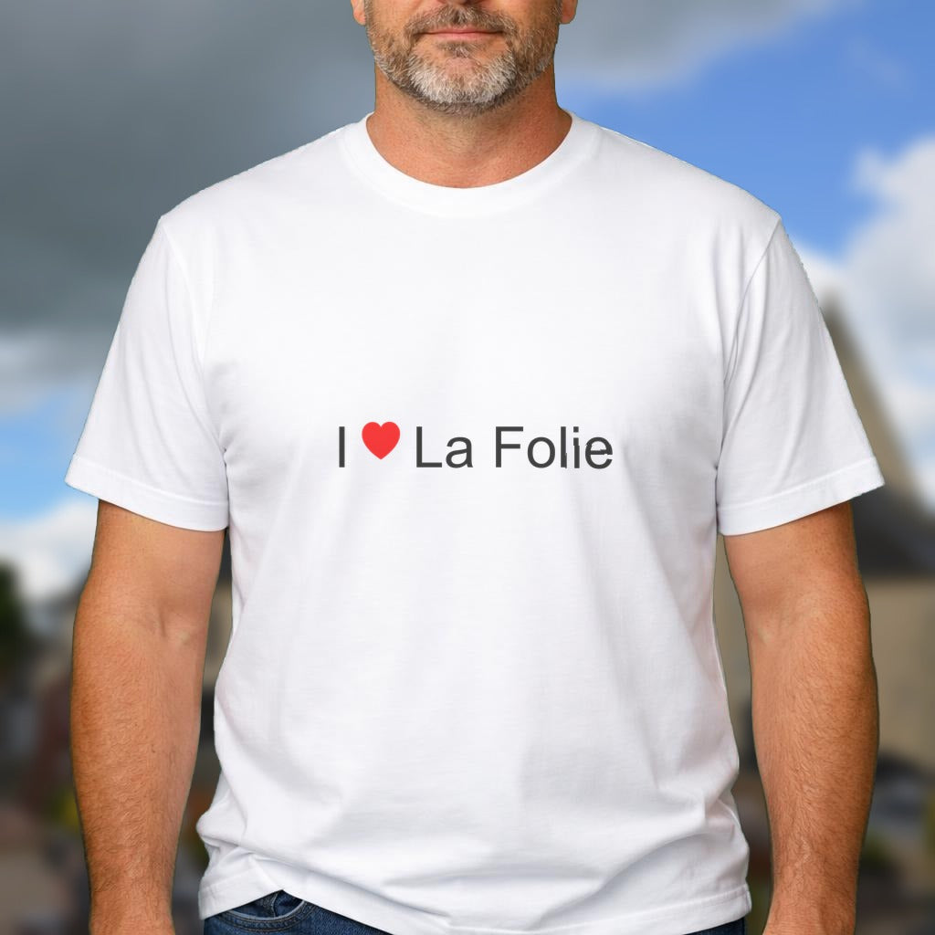 T-shirt I love la folie