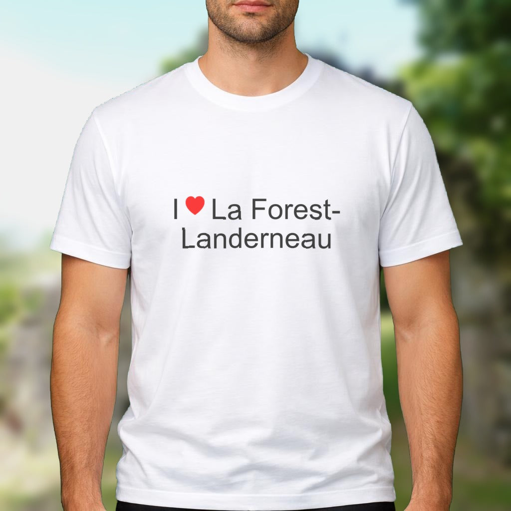 T-shirt I love la forest-landerneau