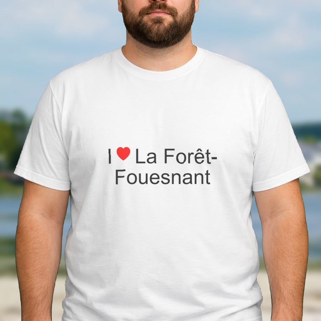 T-shirt I love la forêt-fouesnant
