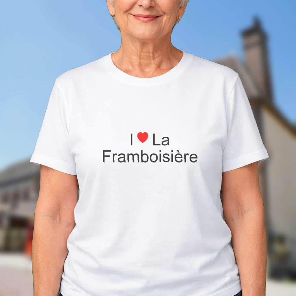 T-shirt I love la framboisière