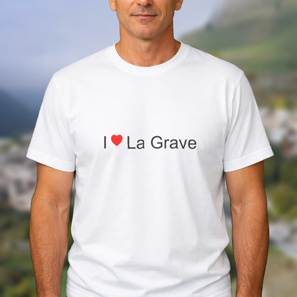 T-shirt I love la grave