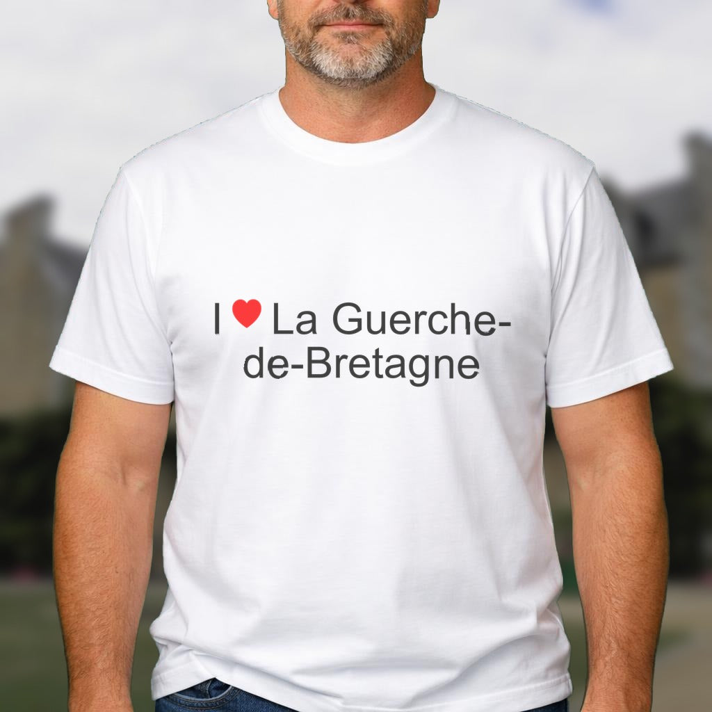 T-shirt I love la guerche-de-bretagne