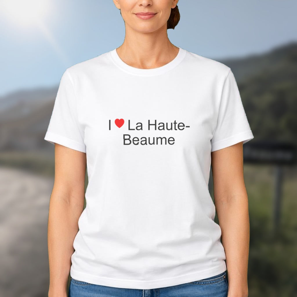 T-shirt I love la haute-beaume