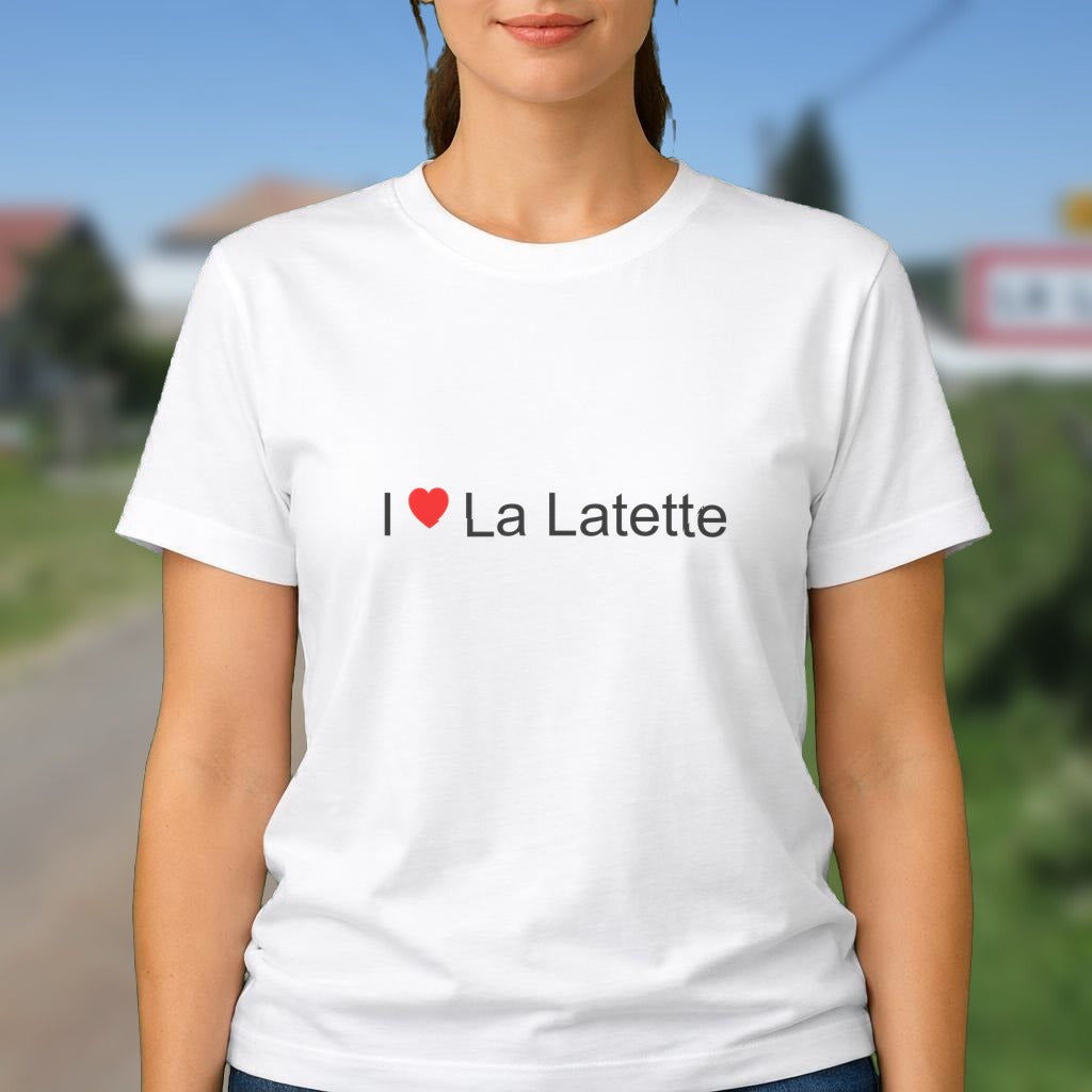 T-shirt I love la latette
