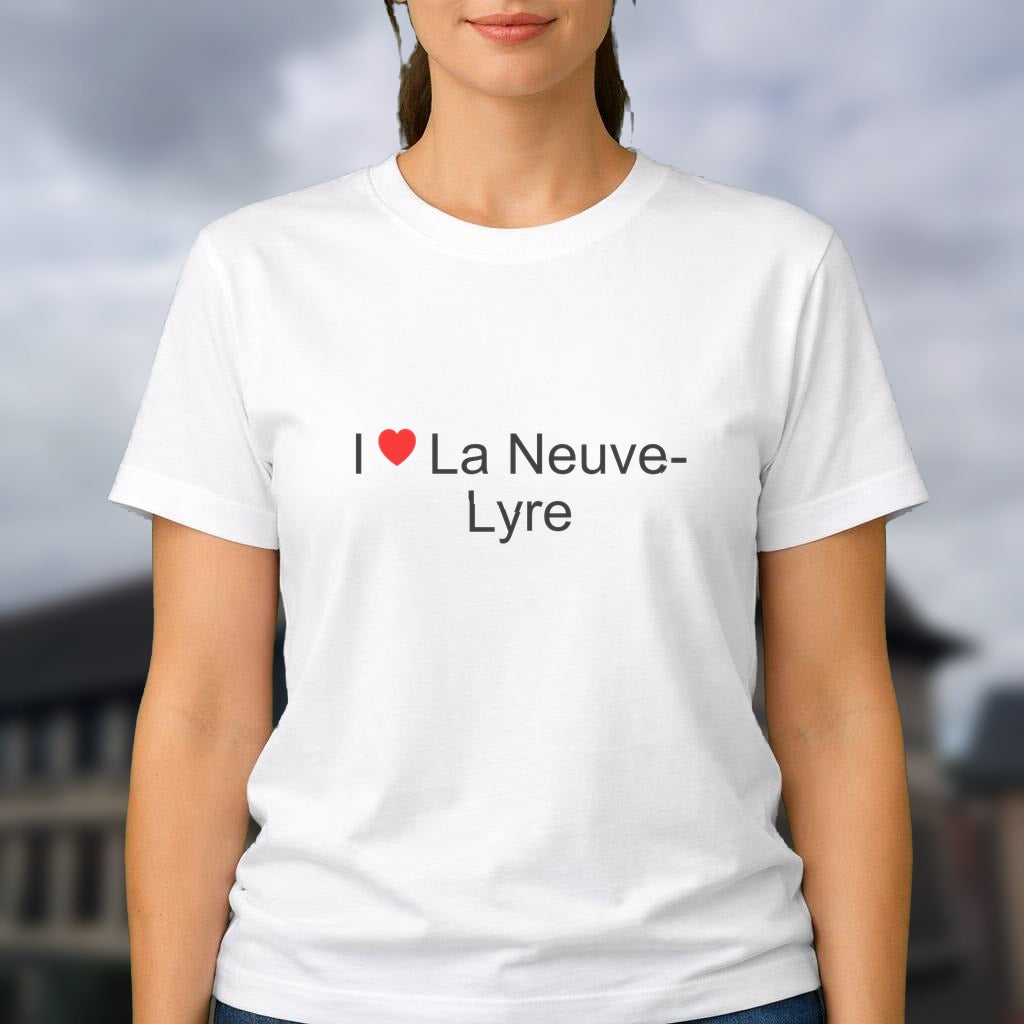T-shirt I love la neuve-lyre