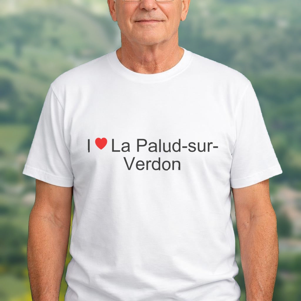 T-shirt I love la palud-sur-verdon