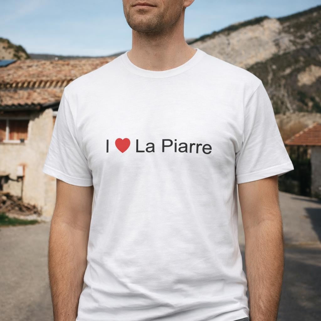T-shirt I love la piarre