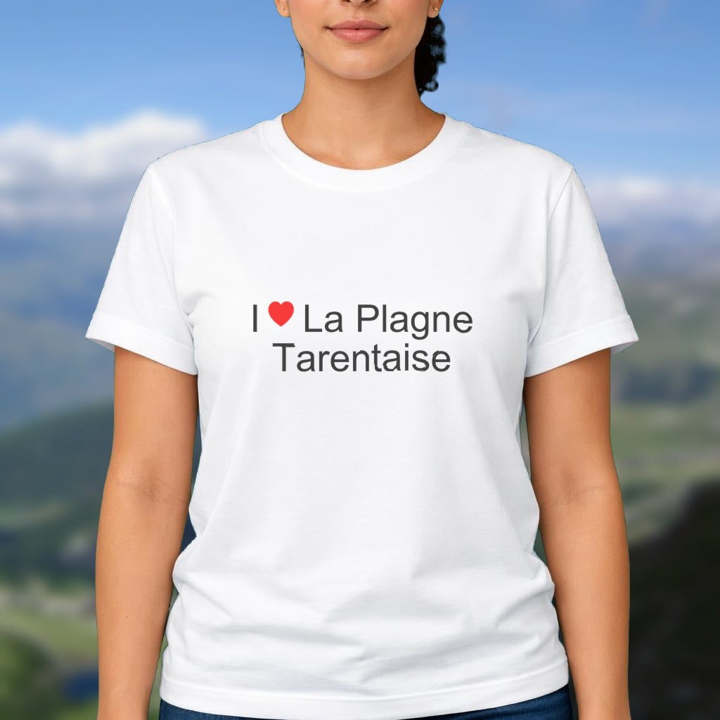 T-shirt I love la plagne tarentaise