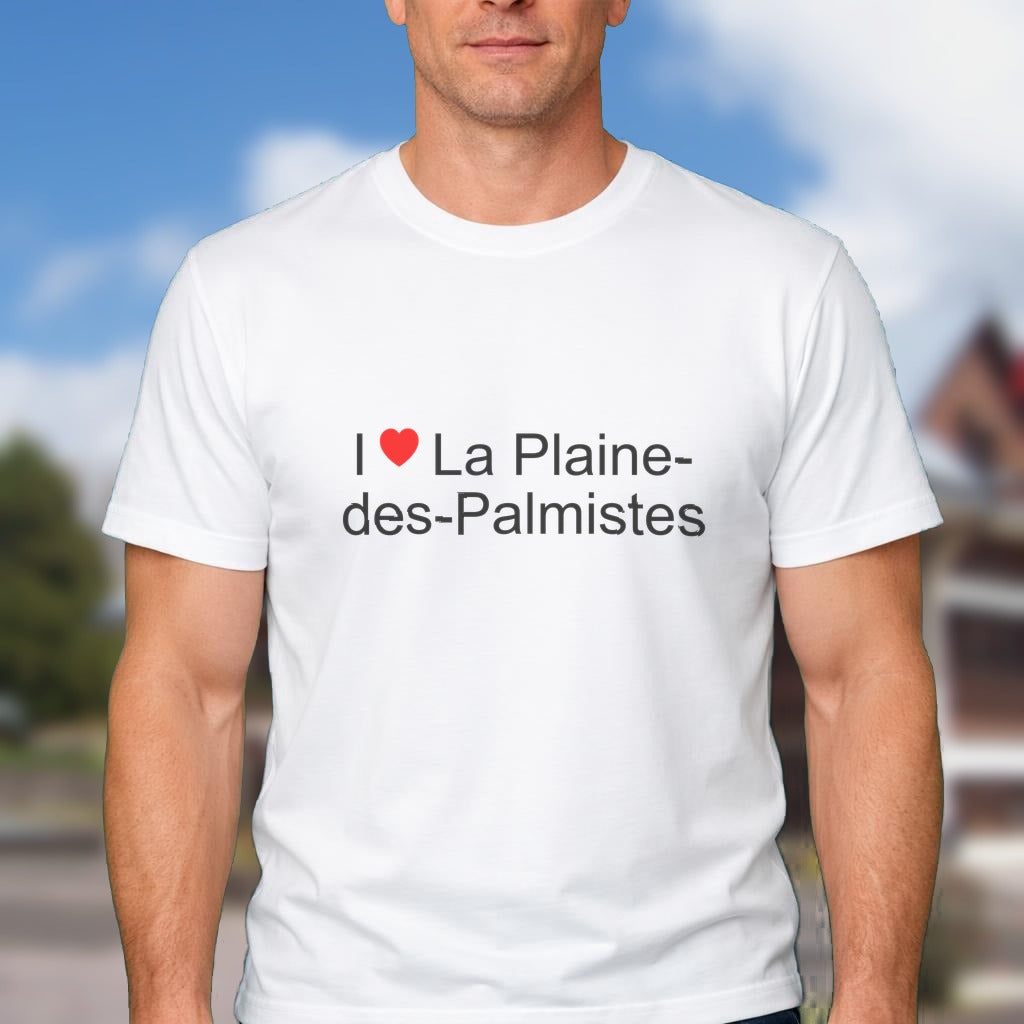 T-shirt I love la plaine-des-palmistes