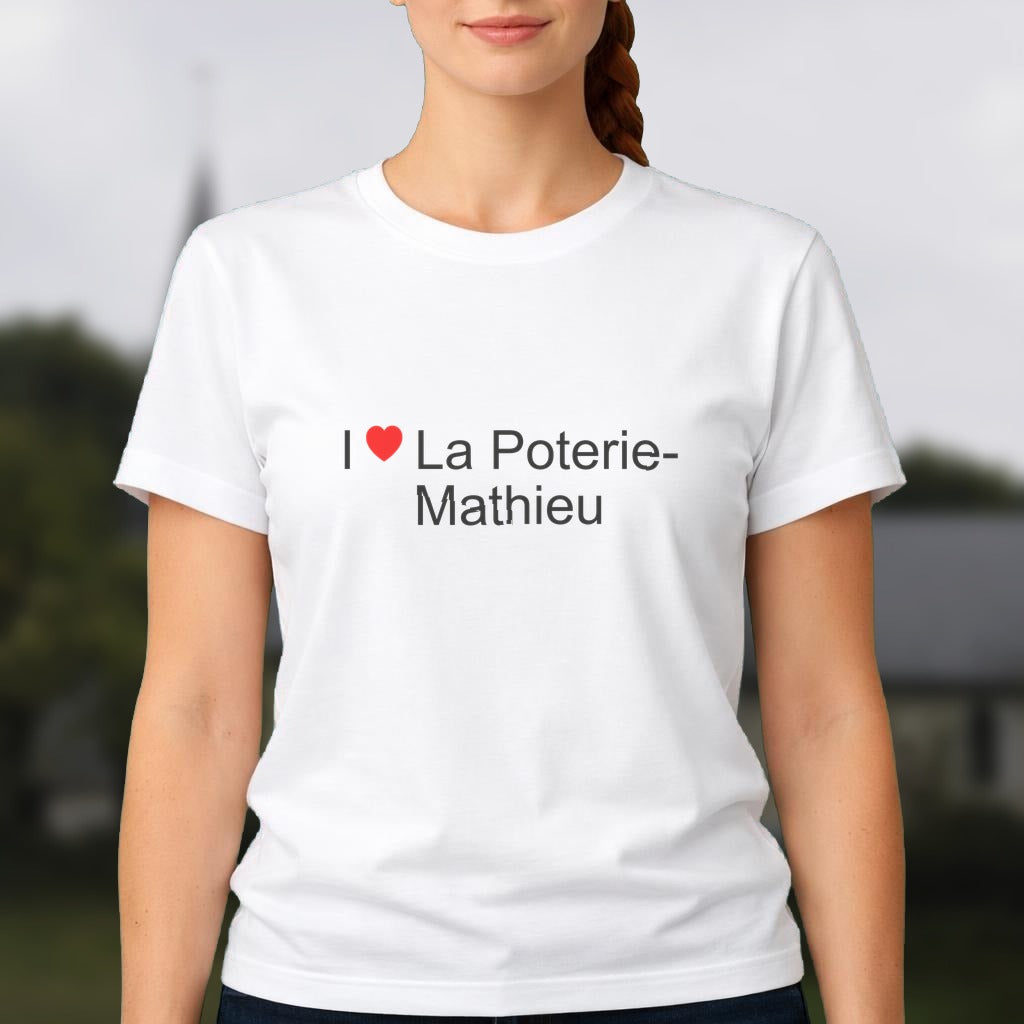 T-shirt I love la poterie-mathieu