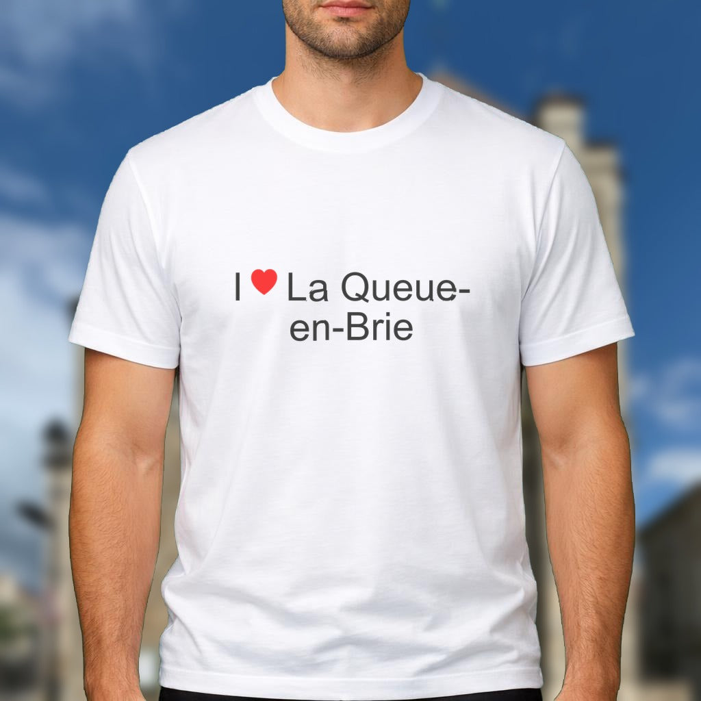 T-shirt I love la queue-en-brie