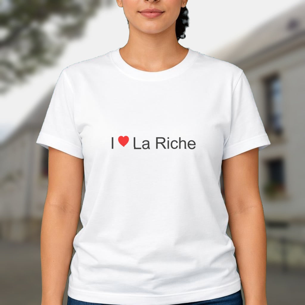 T-shirt I love la riche