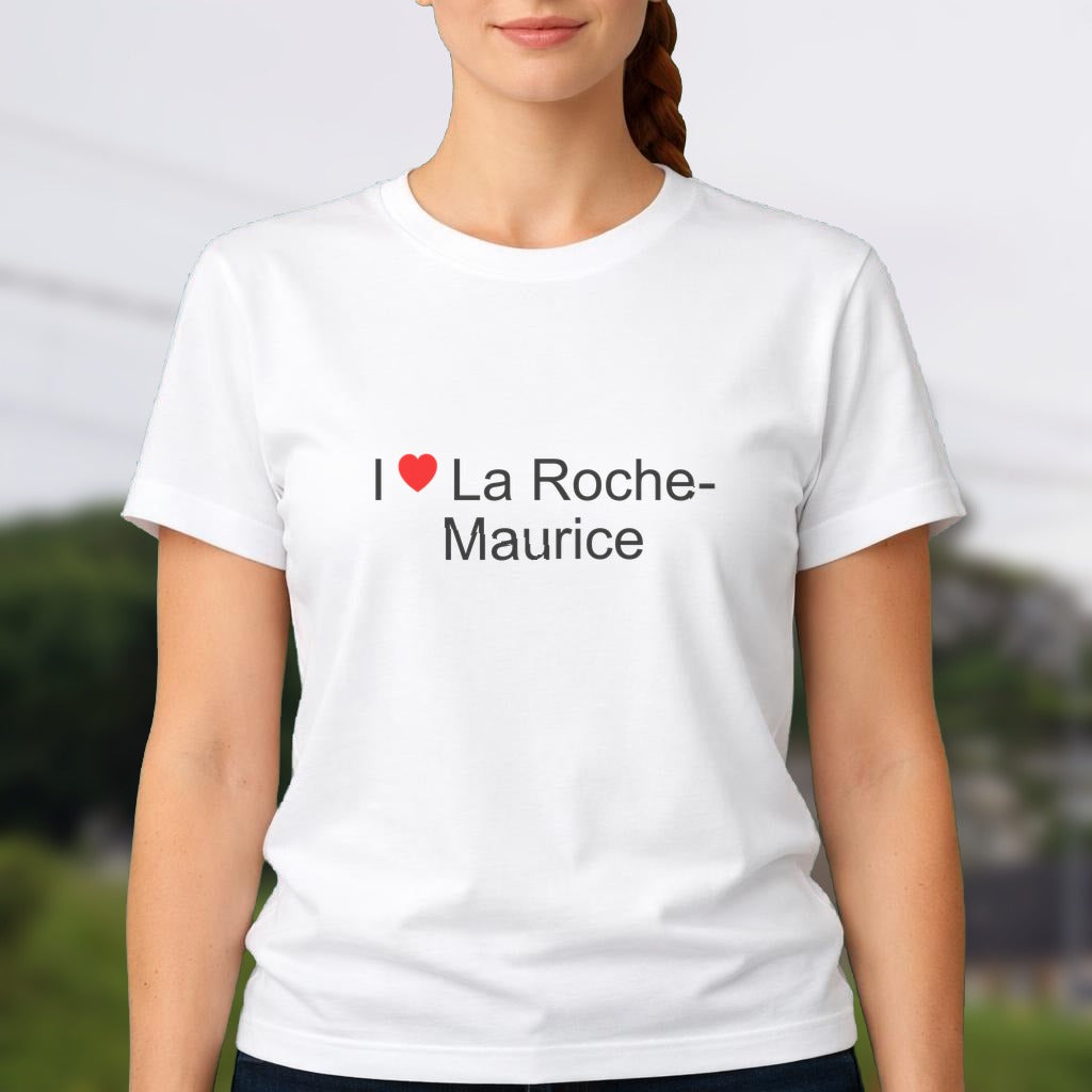T-shirt I love la roche-maurice