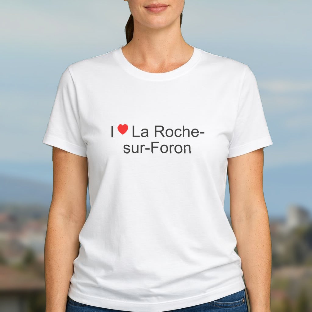 T-shirt I love la roche-sur-foron