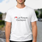 T-shirt I love la roque-esclapon
