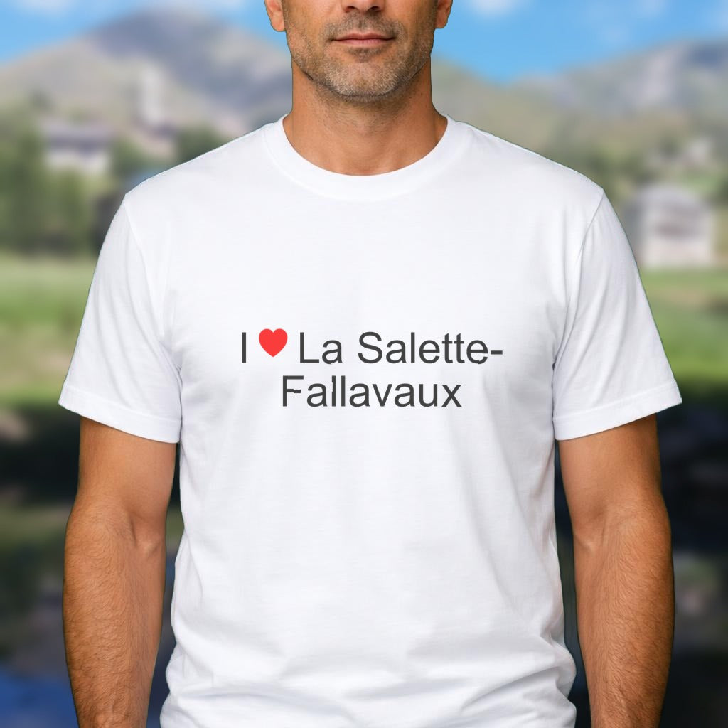 T-shirt I love la salette-fallavaux