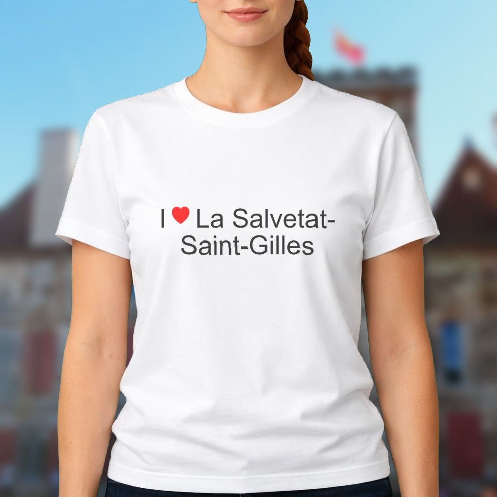 T-shirt I love la salvetat-saint-gilles