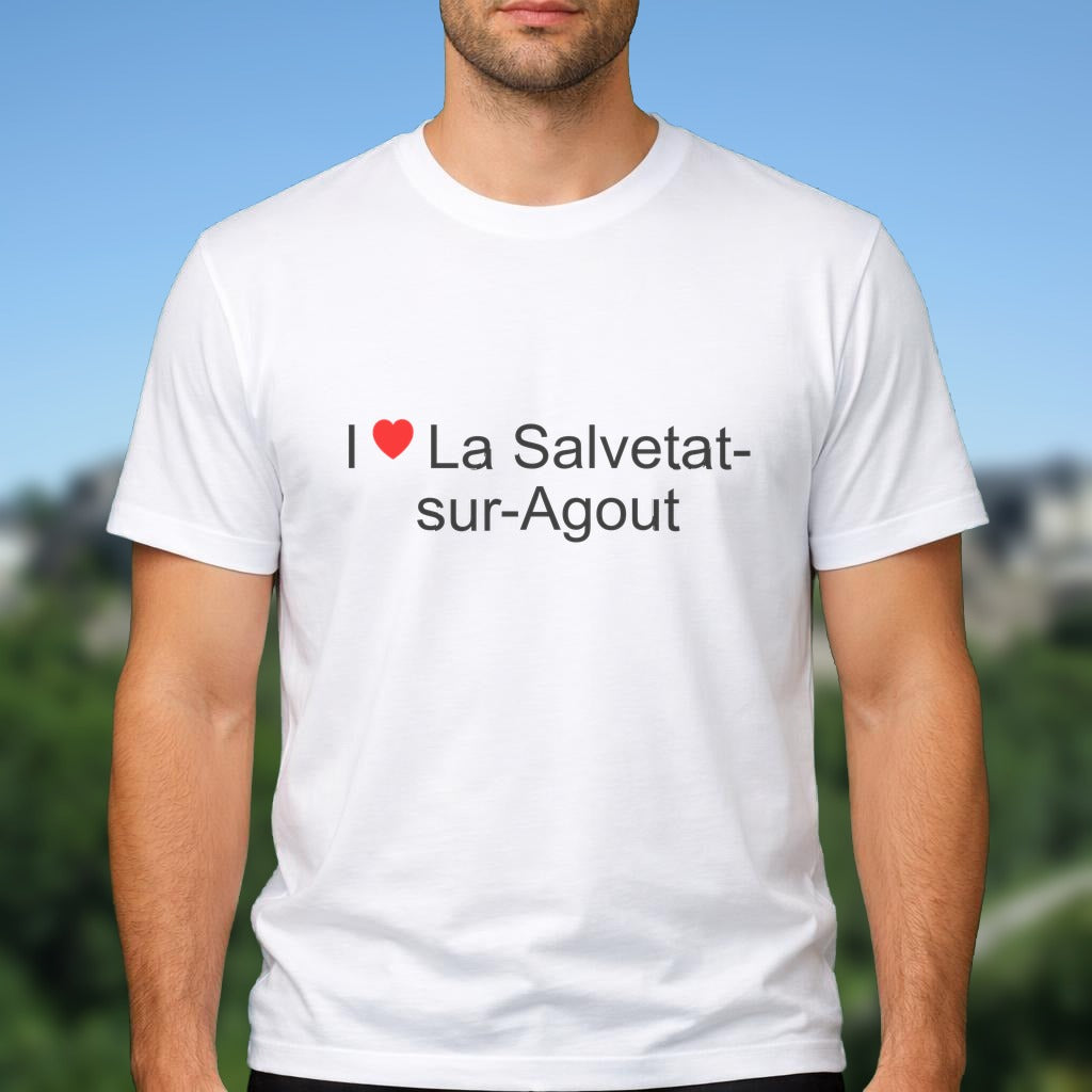 T-shirt I love la salvetat-sur-agout