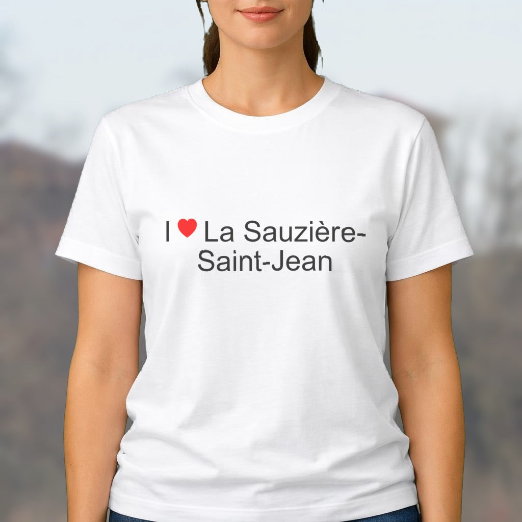T-shirt I love la sauzière-saint-jean