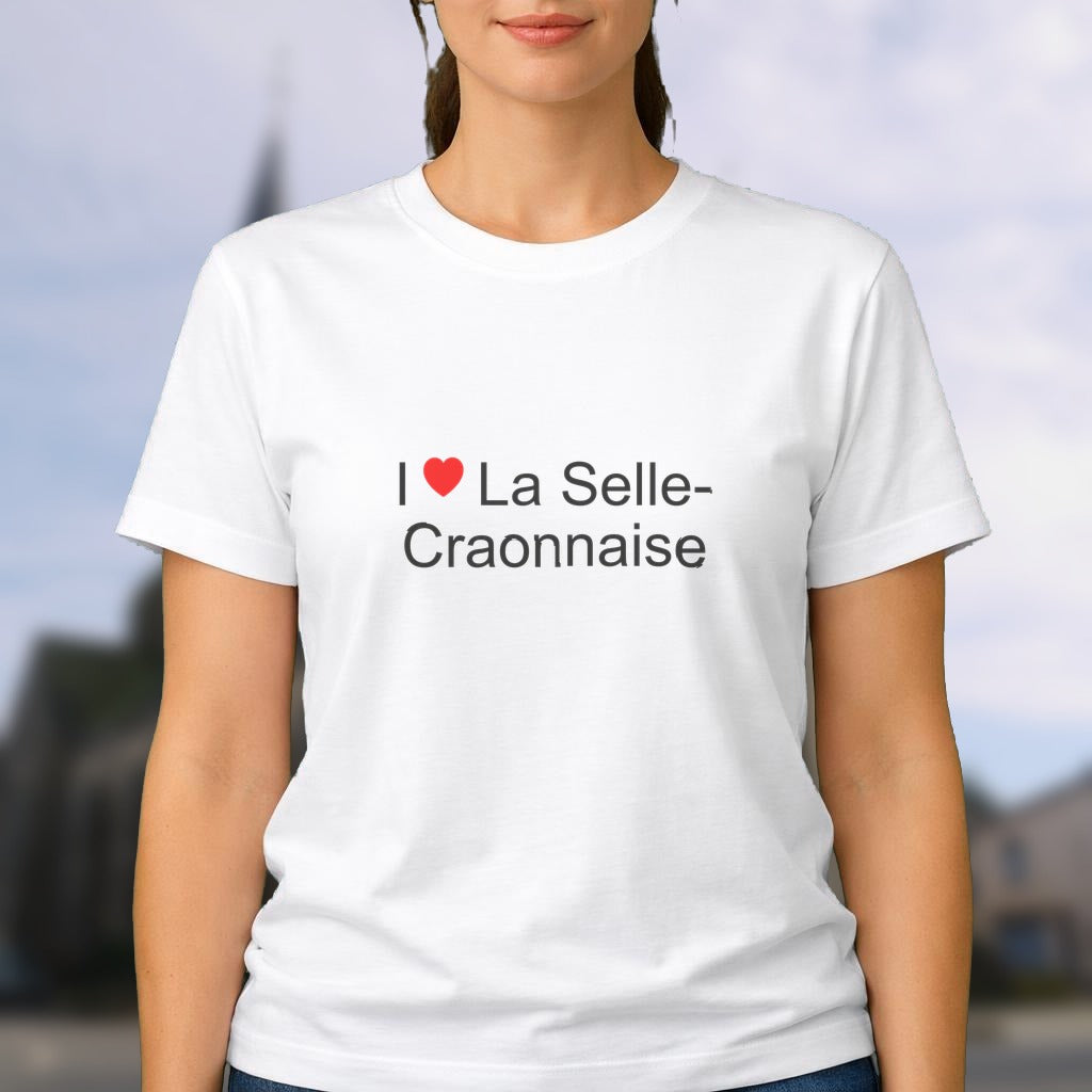 T-shirt I love la selle-craonnaise