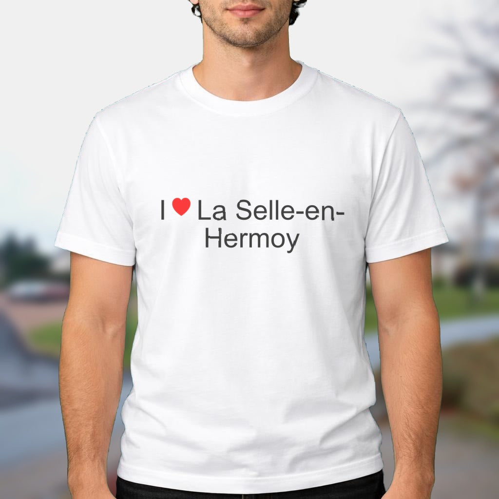T-shirt I love la selle-en-hermoy