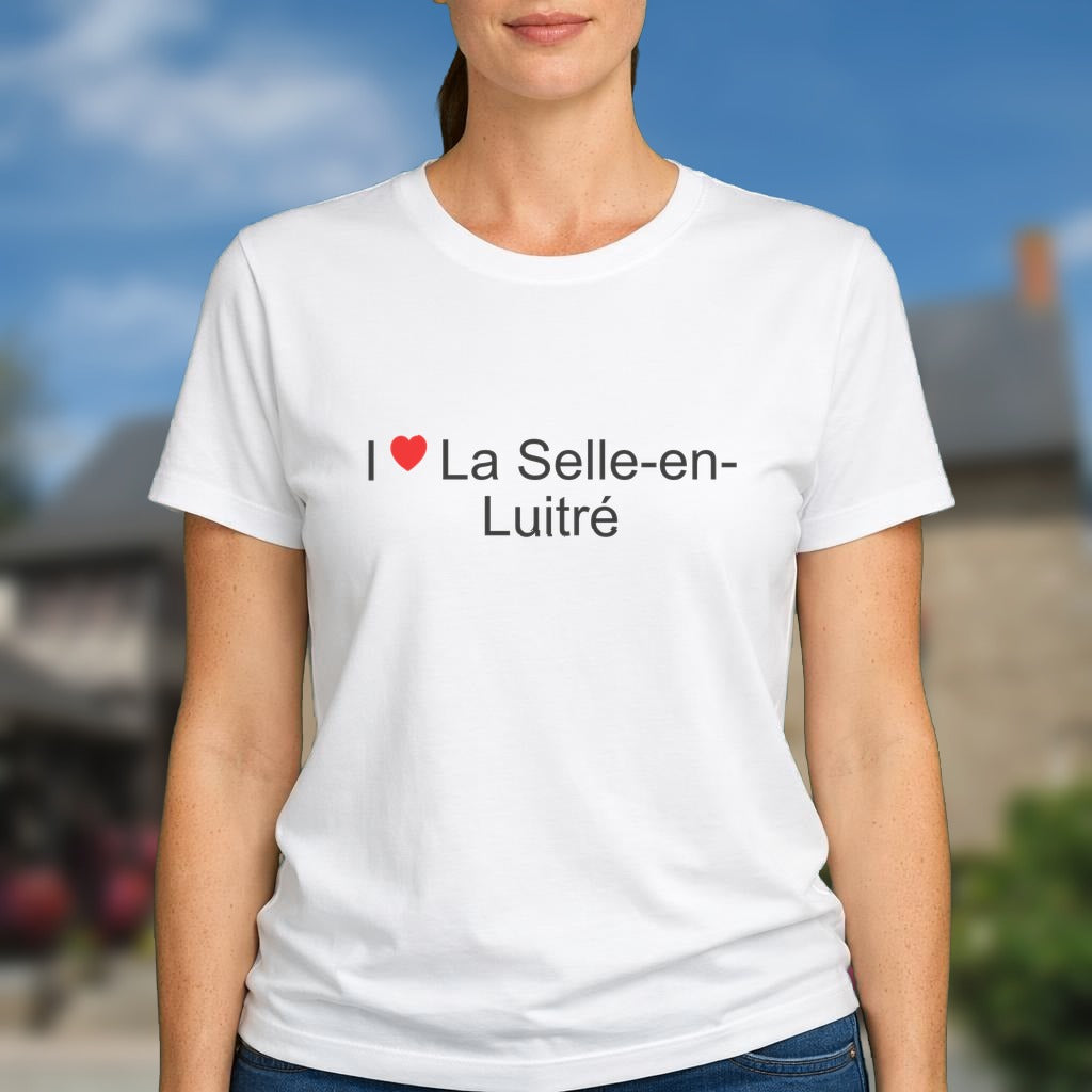 T-shirt I love la selle-en-luitré