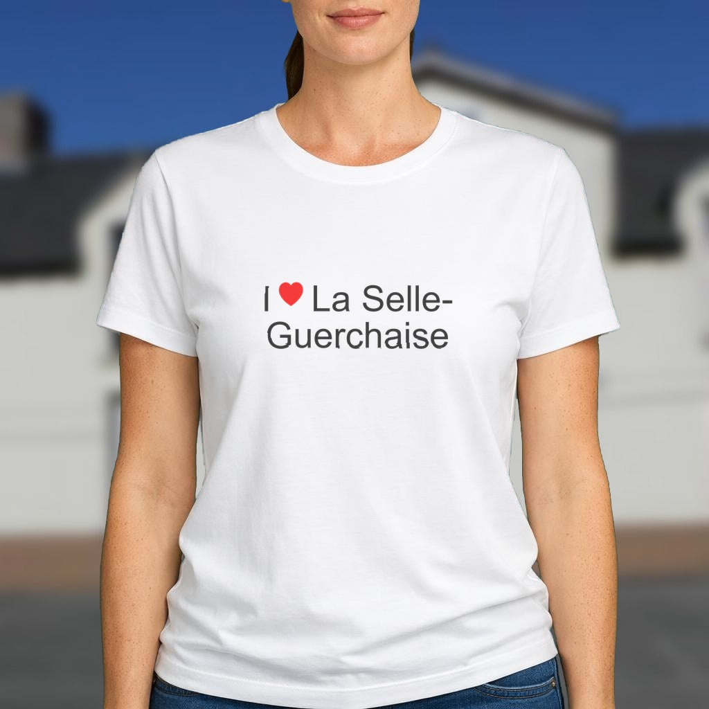 T-shirt I love la selle-guerchaise