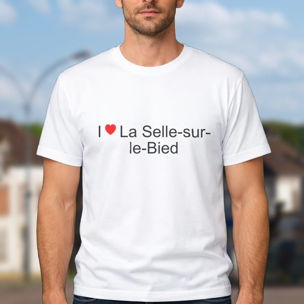 T-shirt I love la selle-sur-le-bied