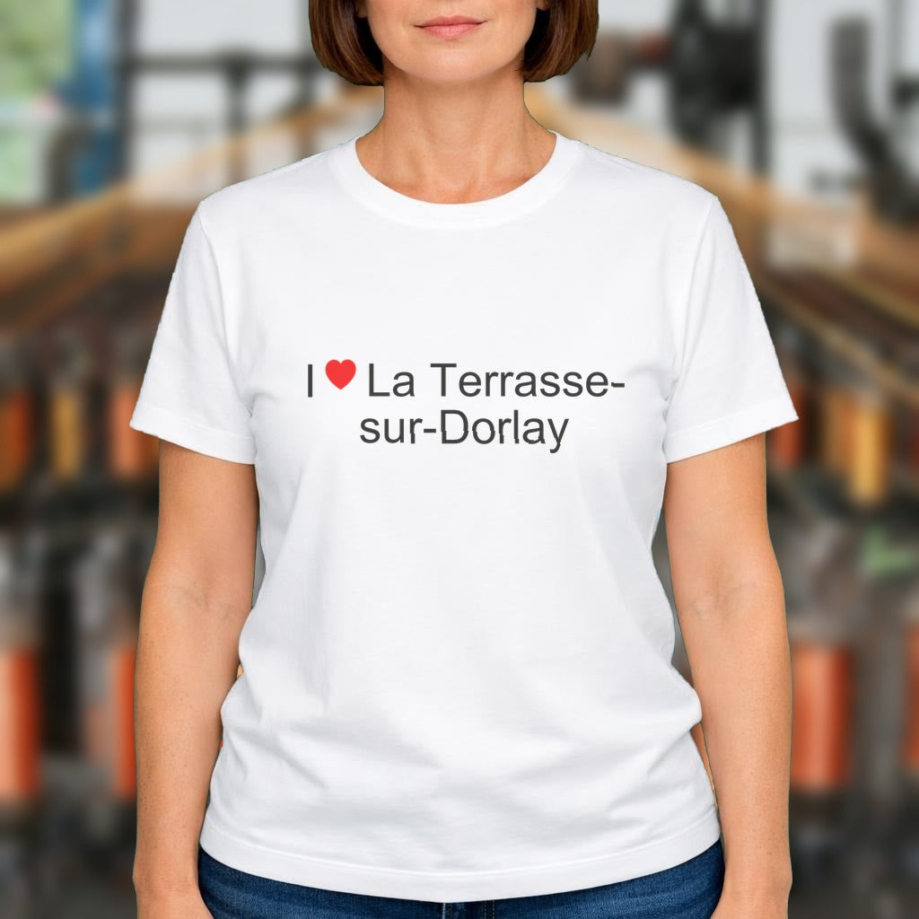 T-shirt I love la terrasse-sur-dorlay