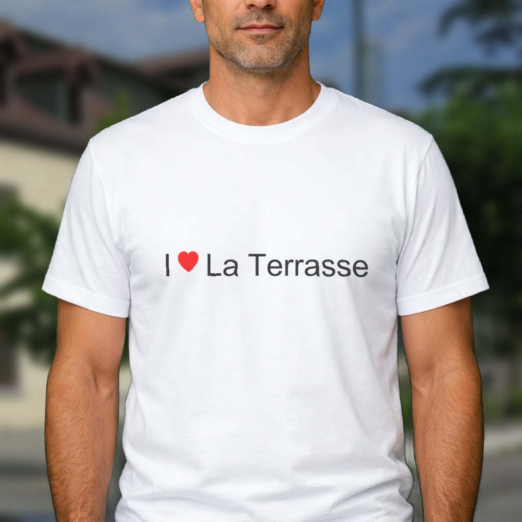 T-shirt I love la terrasse