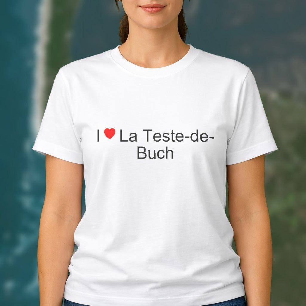 T-shirt I love la teste-de-buch