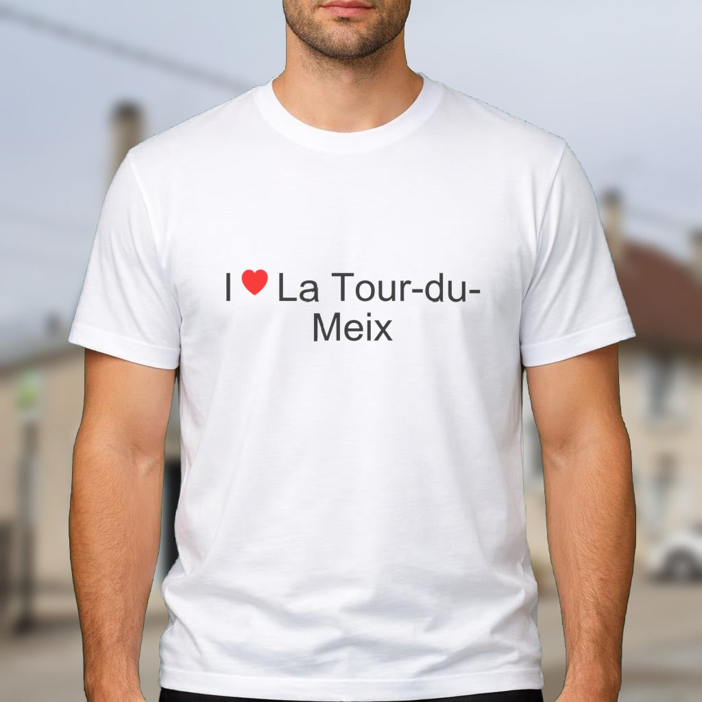 T-shirt I love la tour-du-meix
