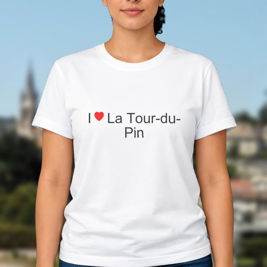 T-shirt I love la tour-du-pin