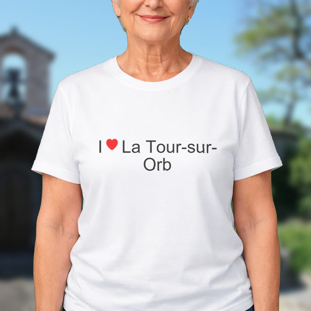 T-shirt I love la tour-sur-orb