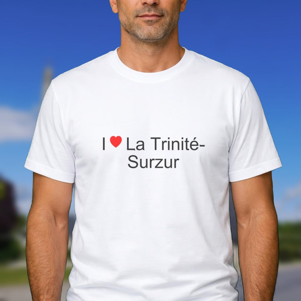 T-shirt I love la trinité-surzur