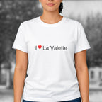 T-shirt I love la valette