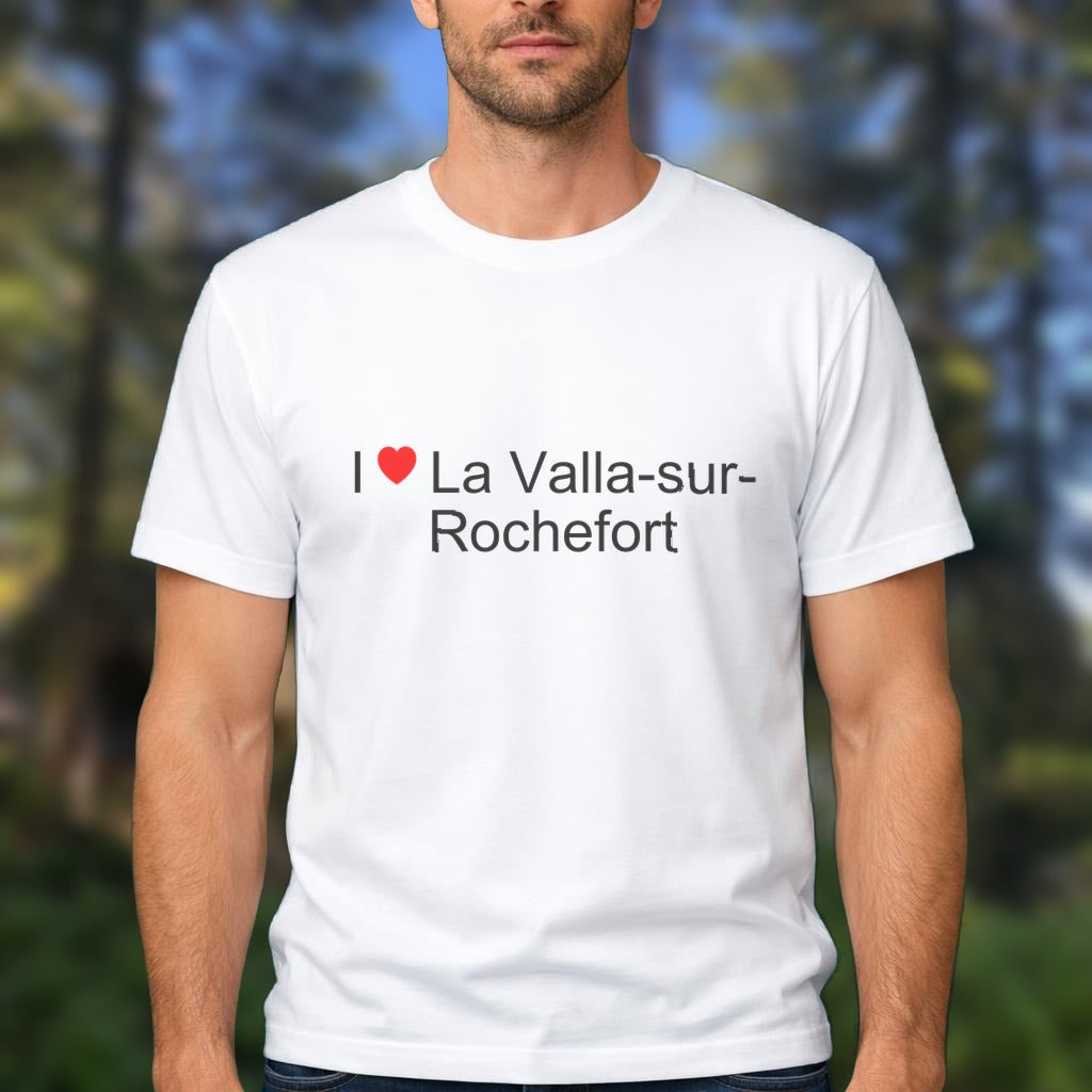 T-shirt I love la valla-sur-rochefort
